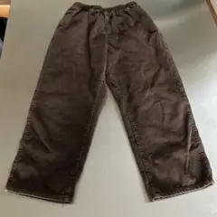 ブラウン コーデュロイ ロングパンツ
