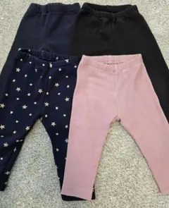 ☆UNIQLO/パンパンチュチュ ベビー レギンス 80cm ４着セットのサムネイル