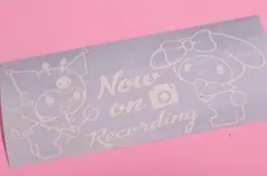 カッティングステッカー マイメロ クロミ ドラレコ