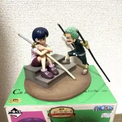 フィギュア　ワンピース　ゾロ　くいな　幼少期　一番くじのサムネイル