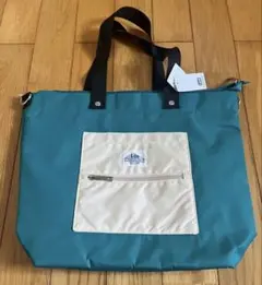 Lee トートバッグナイロン　ショルダーバッグ　グリーン　新品　未使用　タグ付きのサムネイル