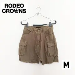 RODEO CROWNS ロデオクラウン ミニスカート M カーキ 夏 カーゴのサムネイル