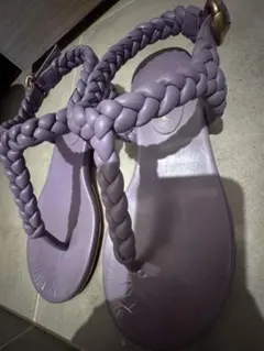Gianvito Rossi 編み込みサンダル ラベンダーのサムネイル