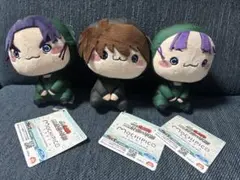 忍たま乱太郎　もちぴこぬいぐるみ　立花仙蔵　潮江文次郎　土井半助