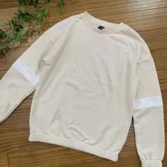 アディダス　トレーナー　kids サイズ150 アイボリー　長袖　スウェット