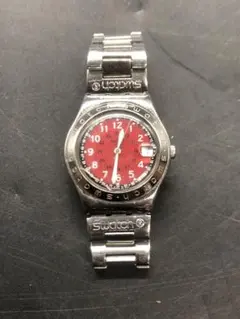 Swatch IRONY 赤文字盤 レディースクォーツのサムネイル