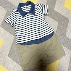【美品】baby GAP セパレート風 ロンパース 60 70 6-12m