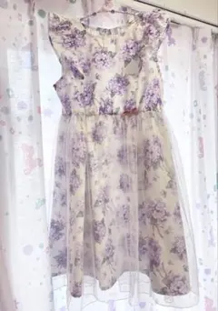 anyFAM 紫陽花 エニィファム ワンピース ワンピ 140 花柄 140cmのサムネイル
