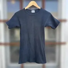 米国製ミラー社リブ編み 半袖TシャツBLACK sizeＭ（小さめサイズ）新古品