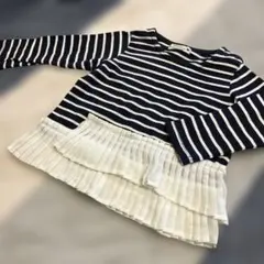 ブランシェス　80cm ネイビーカットソー