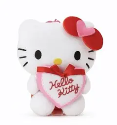 【レトロ】ハローキティ ぬいぐるみ ハート　プライズ　レア　平成