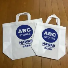 ハワイ ABCストア エコバッグ 大サイズ 小サイズ 2枚セット 新品