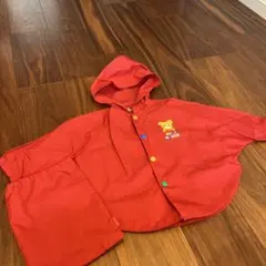 専用miki HOUSE ベビーレインコート 赤 F