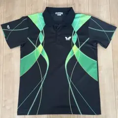 Butterfly 卓球　ユニフォーム　 黒/緑