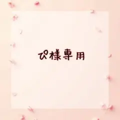 ぴ様専用ページ