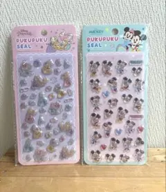 ディズニーぷくぷくシール　ミッキー　ミニー　プリンセス　セット