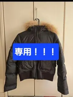 バーバリーブルーレーベル　ファー付ダウンジャケット　サイズ38