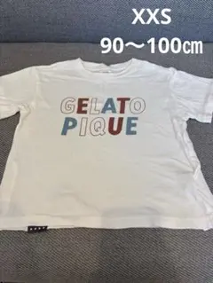 ジェラートピケ キッズ　ロゴ半袖Tシャツ　XXS 90〜100㎝