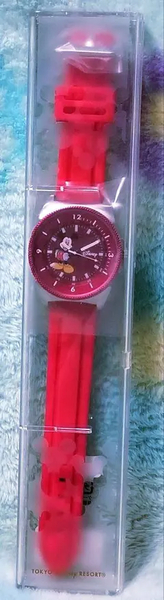 東京ディズニーリゾート【腕時計】ミッキー★ケース付