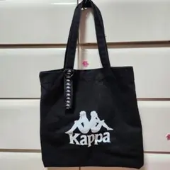Kappa トートバッグ ブラック ロゴテープのサムネイル