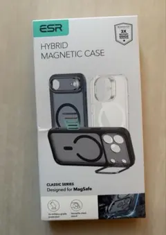 ESR iPhone 17 ケース MagSafe対応 ブラック クリア