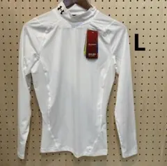 メンズヒートギアコンプレッション長袖モックシャツ L（1369606）