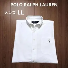 ラルフローレン ボタンダウン 半袖 シャツ ワイシャツ ホワイト　NO4049
