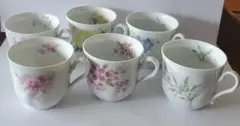 ノリタケ ティーカップ 6セット ミニ 花柄 コップ