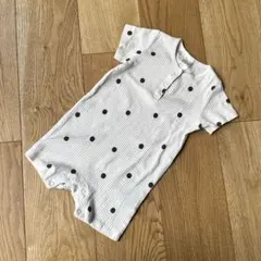 H&M ドット柄ロンパース 80