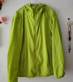 UNIQLO ライムグリーン ナイロンジャケット メンズ　ポケット　L