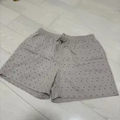 UNIQLO 花柄ショートパンツ Lサイズ　ベージュ