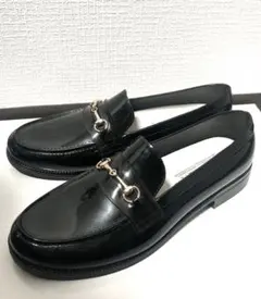 【超美品/箱有】TEMPERATE 完全防水レインシューズ　ローファー　黒