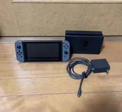 Nintendo Switch グレー 本体 ACアダプター付き