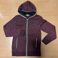 MEN'S BATSU バーガンディ M パーカー