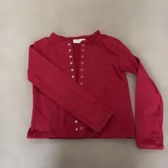 BEAMS BOY 長袖 カーディガン レッド　agnes bのサムネイル