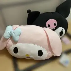 サンリオキャラクターズ　ひんやりフェイスクッション　マイメロ　クロミ