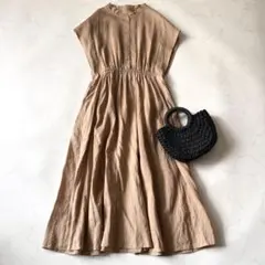 新品タグ付 23区 ノースリーブ ロングワンピース 38 2WAY ギャザー 新品タグ付 23区 ノースリーブ ロングワンピース 38 2WAY ギャザー
