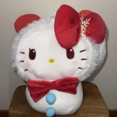 ハローキティ ぬいぐるみ 雪だるまのサムネイル