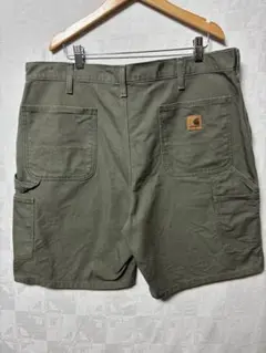 Carhartt ダックワークショート モスW38 訳ありのサムネイル