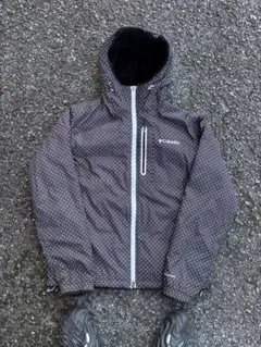 00s Columbia hooded puffer jacket リバーシブル