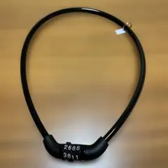 自転車の鍵　ダイヤル式ロックのサムネイル