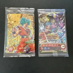 ドラゴンボールヒーローズ　未開封ヒーローアバターカード2パックのサムネイル