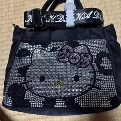 ☆ ハローキティ エナメル ボストンバッグ ブラック 2006年 - メルカリ