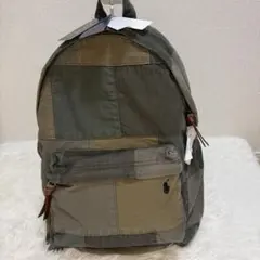 【新品タグ付】ポロラルフローレン パッチワーク バックパック リュック カーキのサムネイル