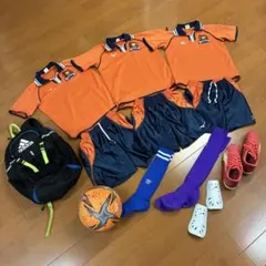 サッカー用品まとめ売り ユニフォーム✖️３ ボール bag 期間限定値下げ