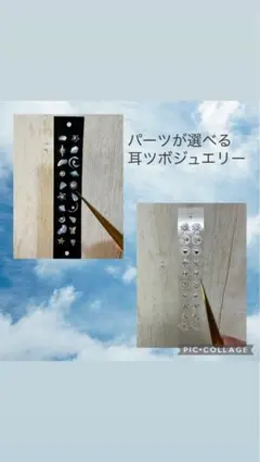 パーツが選べる耳ツボジュエリー