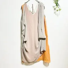 ラディエイト ランティーユ【9号】変形デザイン ノースリーブチュニックブラウス