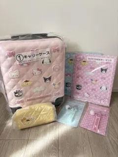 サンリオくじ 一番くじ アップリケ キャリーケース クッション ラスト
