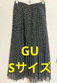 GU プリーツスカート　花柄