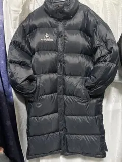 le coq sportif 黒 ダウンベンチコート